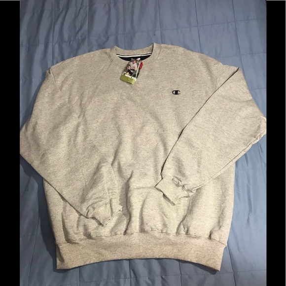 Champion Other - NEW CHAMPION GRAY FLEECE CREWNECK SWEATSHIRT